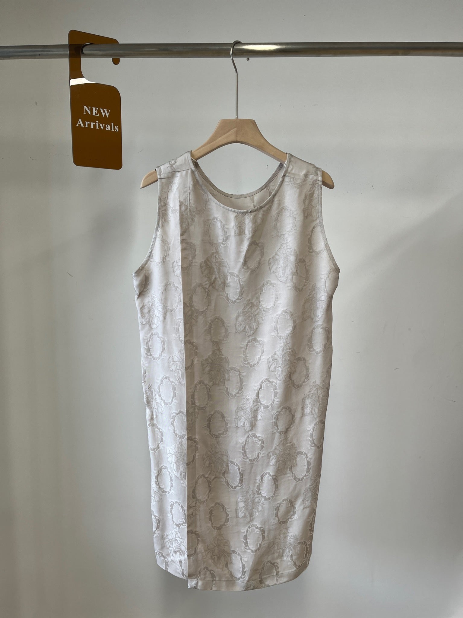 Jacquard Sleeveless Vest + Pants Set