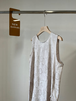 Jacquard Sleeveless Vest + Pants Set
